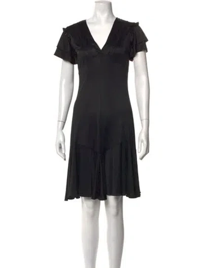 Pre-owned D&g Vintage Mini Dress In Black