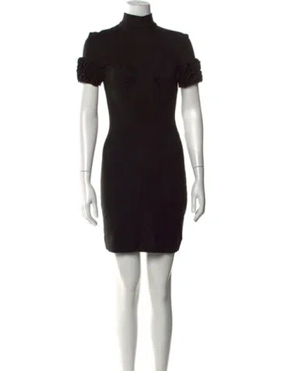 Pre-owned D&g Vintage Mini Dress In Black