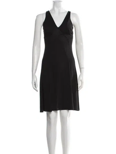 Pre-owned D&g Vintage Mini Dress In Black