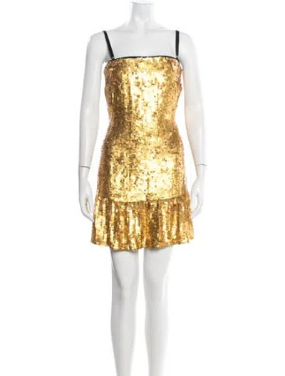 Pre-owned D&g Vintage Mini Dress In Black