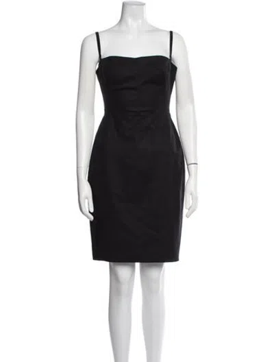 Pre-owned D&g Vintage Mini Dress In Black