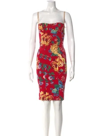 Pre-owned D&g Vintage Mini Dress In Multi