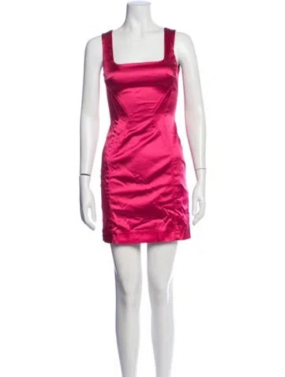 Pre-owned D&g Vintage Mini Dress In Pink