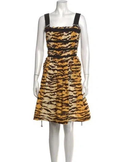 Pre-owned D&g Vintage Mini Dress W/ Tags In Multicolor