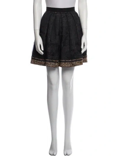 Pre-owned D&g Vintage Mini Skirt In Black