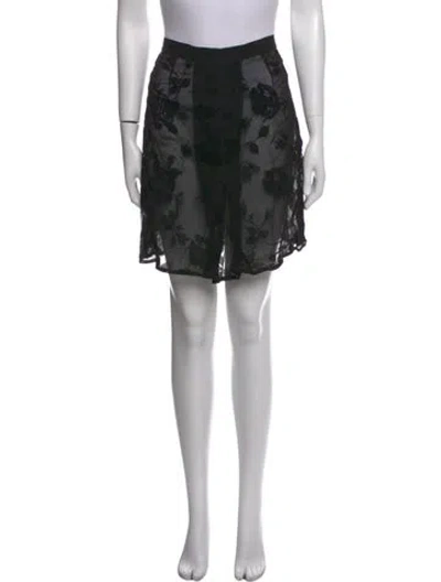 Pre-owned D&g Vintage Mini Skirt In Black