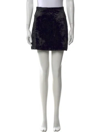 Pre-owned D&g Vintage Mini Skirt In Black