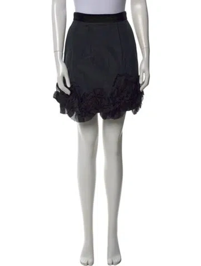 Pre-owned D&g Vintage Mini Skirt In Black