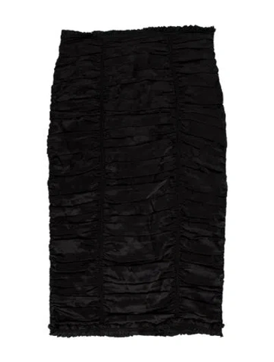 Pre-owned D&g Vintage Mini Skirt In Black