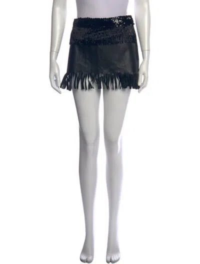 Pre-owned D&g Vintage Mini Skirt In Black