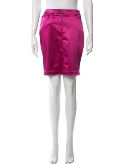Pre-owned D&g Vintage Mini Skirt In Pink