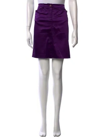Pre-owned D&g Vintage Mini Skirt In Purple