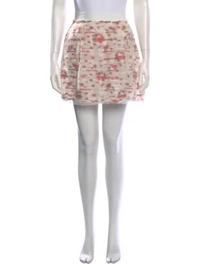 Pre-owned D&g Vintage Mini Skirt In Red/white