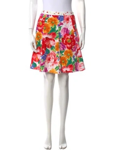 Pre-owned D&g Vintage Mini Skirt In White