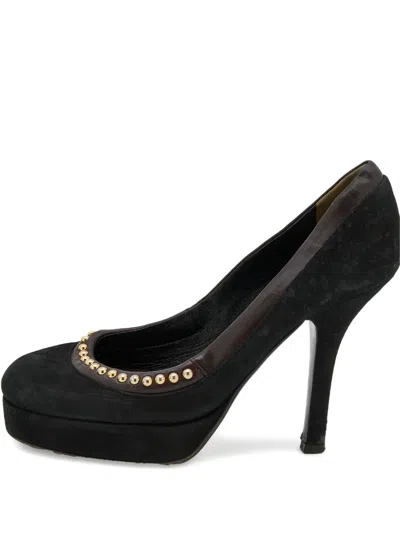 Pre-owned D&g Vintage Platform Studded Pumps