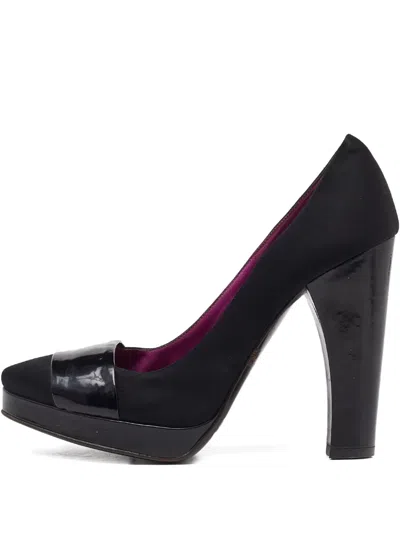 Pre-owned D&g Vintage  120mm Leather Platform Pumps