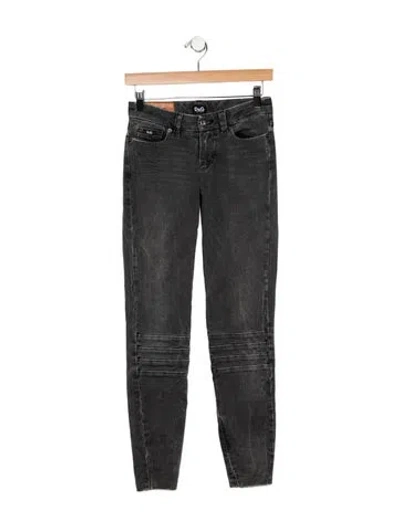 Pre-owned D&g Vintage Skinny Leg Jeans In Gray