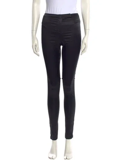 Pre-owned D&g Vintage Skinny Leg Pants In Black