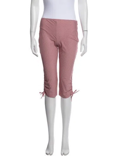 Pre-owned D&g Vintage Skinny Leg Pants In Red