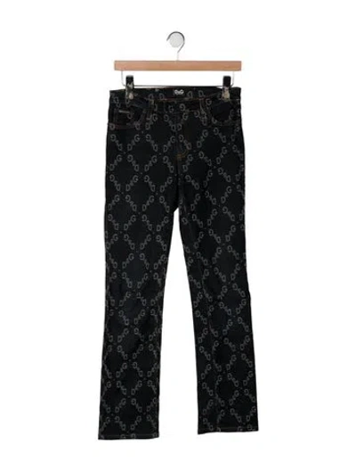 Pre-owned D&g Vintage Straight Leg Jeans In Blue