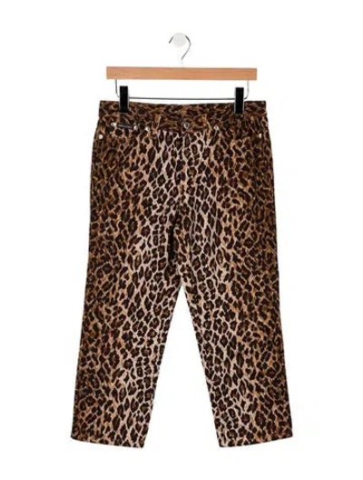 Pre-owned D&g Vintage Straight Leg Jeans In Brown