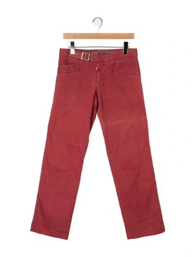 Pre-owned D&g Vintage Straight Leg Jeans In Pink