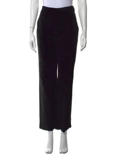 Pre-owned D&g Vintage Straight Leg Pants In Black