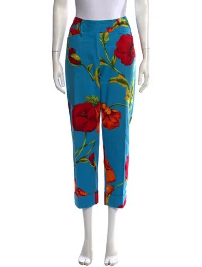 Pre-owned D&g Vintage Straight Leg Pants In Blue
