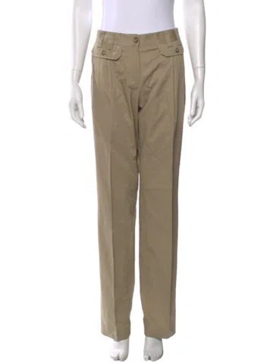 Pre-owned D&g Vintage Straight Leg Pants In Brown