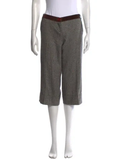 Pre-owned D&g Vintage Straight Leg Pants In Grey