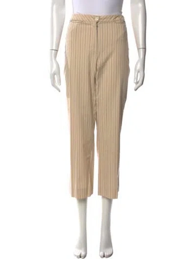 Pre-owned D&g Vintage Straight Leg Pants In Neutral