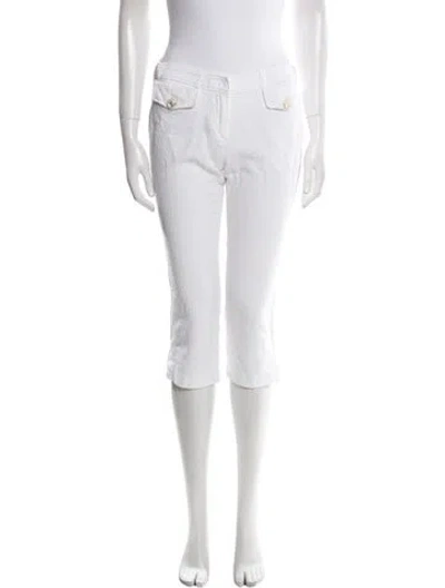 Pre-owned D&g Vintage Straight Leg Pants In White