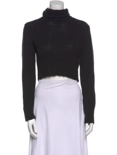 Pre-owned D&g Vintage Turtleneck Sweater In Black