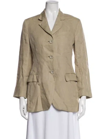 Pre-owned D&g Vintage Tweed Pattern Blazer In Neutral