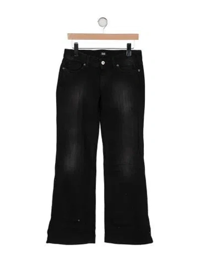 Pre-owned D&g Vintage Wide Leg Jeans In Black