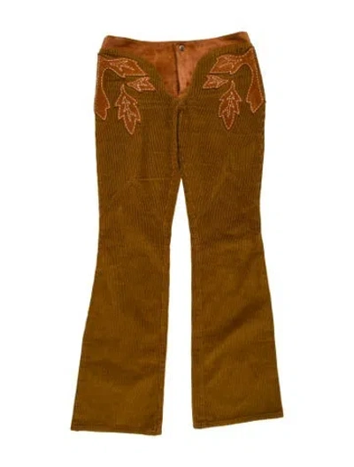 Pre-owned D&g Vintage Wide Leg Pants In Neutral