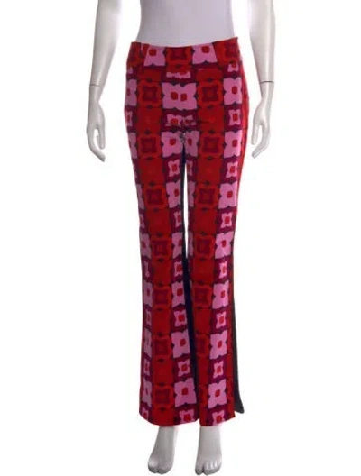 Pre-owned D&g Vintage Wide Leg Pants In Red