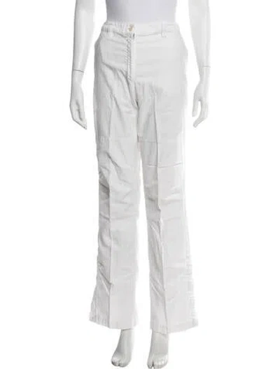Pre-owned D&g Vintage Wide Leg Pants In White