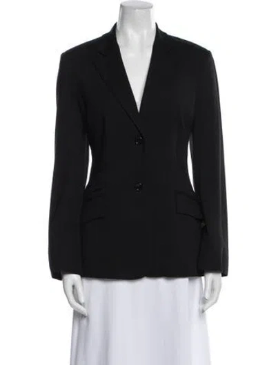 Pre-owned D&g Virgin Wool Blazer In Black