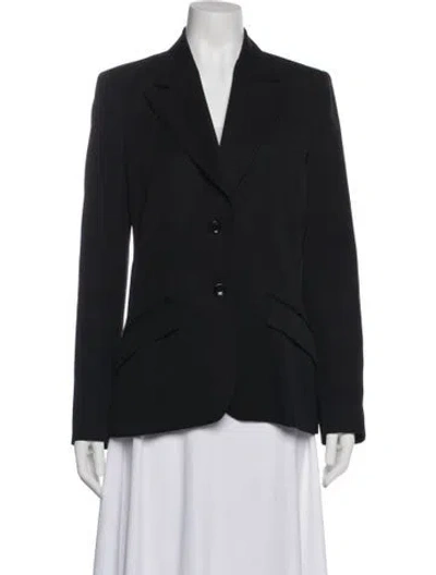 Pre-owned D&g Virgin Wool Blazer In Black