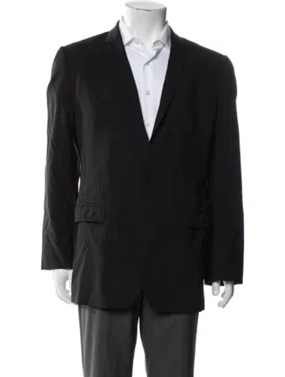 Pre-owned D&g Virgin Wool Blazer In Black