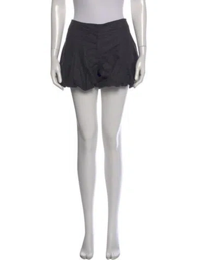 Pre-owned D&g Virgin Wool Mini Shorts In Black