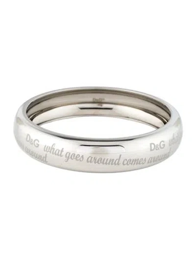 Pre-owned D&g 'what Goes Around Comes Around' Bangle Bracelet, 8" In Multi