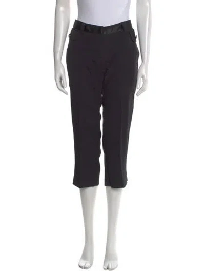 Pre-owned D&g Wide Leg Pants In Black