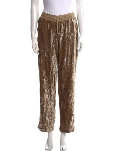Pre-owned D&g Wide Leg Pants In Brown
