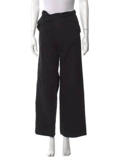 Pre-owned D&g Wide Leg Pants In Gray