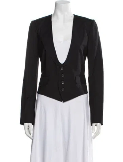 Pre-owned D&g Wool Blazer In Black