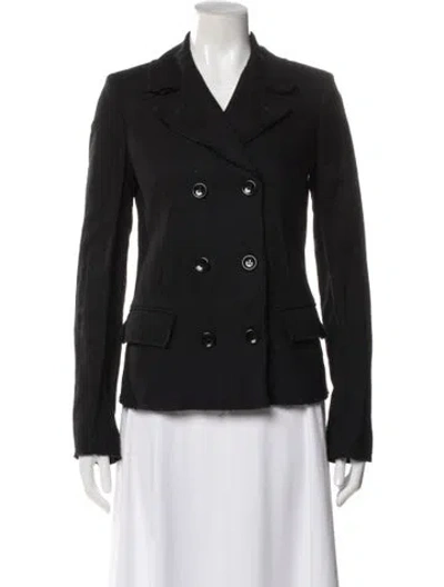 Pre-owned D&g Wool Blazer In Gray