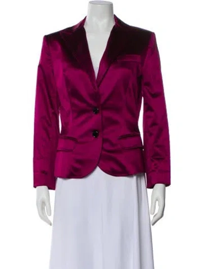 Pre-owned D&g Wool Blazer In Pink