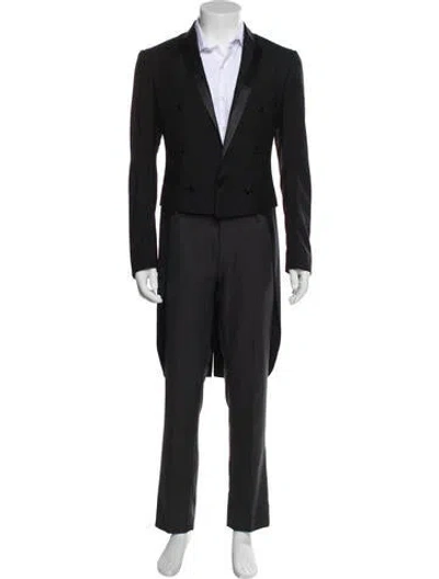 Pre-owned D&g Wool Cut Out Blazer In Black